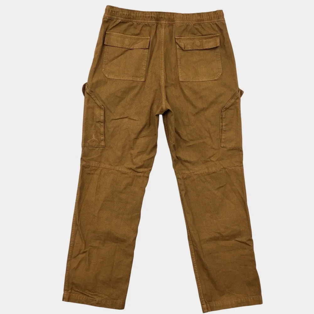 Jordan Flight Chicago Cargo Pants Mens Large Brown Canvas FN6364-231 Utility